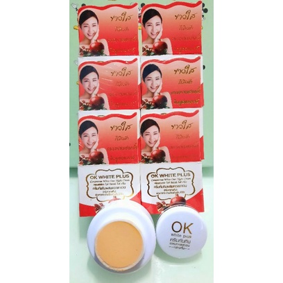 💞ครีม OK White Plus. ครีมทับทิมคอลลาเจน​(6กล่อง)💞