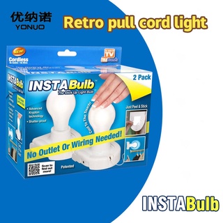 Yonuo INSTA BULB โคมไฟติดผนังแบบมีหูหิ้ว หลอดประหยัดไฟ โคมไฟตู้ โคมไฟเพดาน 263g