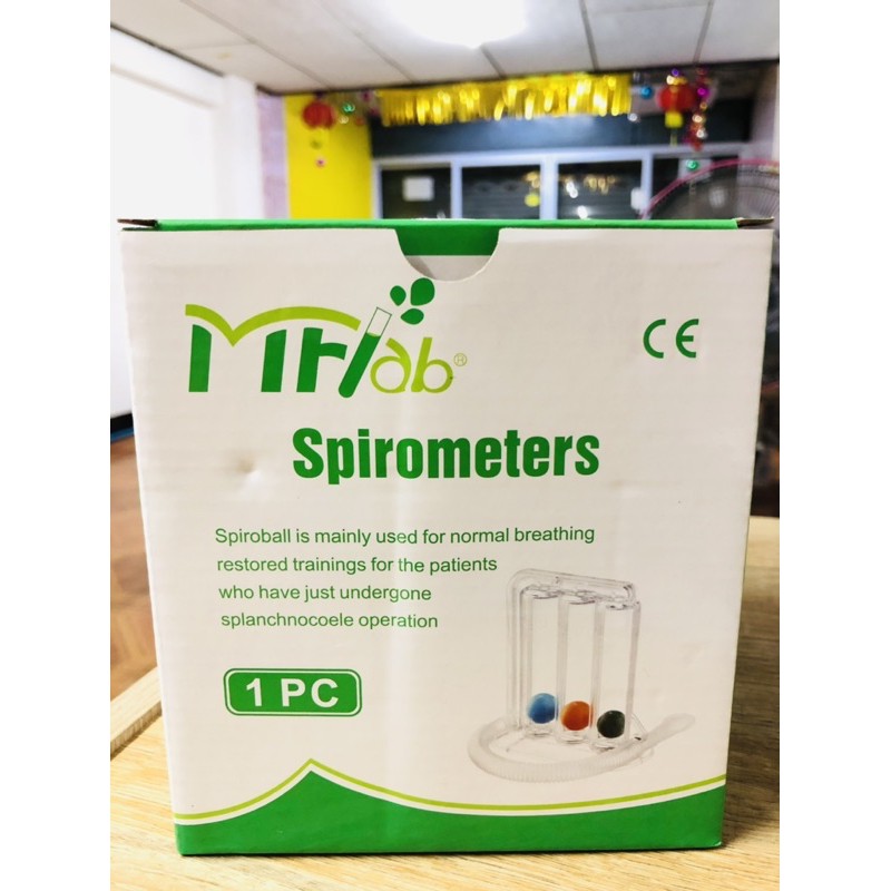 อุปกรณ์เป่าบริหารปอด ฝึกการหายใจ  Spironometers ,Triflow