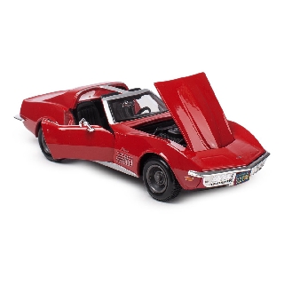 รถโมเดล Maisto 31202  1970 Corvette 1/24 เปิดหน้าและประตูรถได้