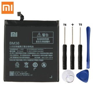 XIAOMI BM38 แบตเตอรี่สำหรับXiaomi Mi 4S M4s BM38 ของแท้แบตเตอรี่ 3260MAh