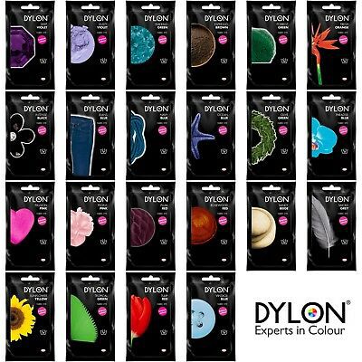 DYLON ผ้าเช็ดมือ, DYLON TRUE PERMANENT COLOUR, สีย้อมผ้า DIY พร้อม DYLON 4 ผ้า & ผ้าขนนุ่ม