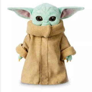 ™☂❉ตุ๊กตา Master Yoda The Mandalorian Force Awakens ของเล่นสําหรับเด็ก | เสื้อยืด ผ้ากํามะหยี่ขนนิ่ม ลาย Baby Yoda ของขวัญคริสต์มาส สําหรับเด็ก