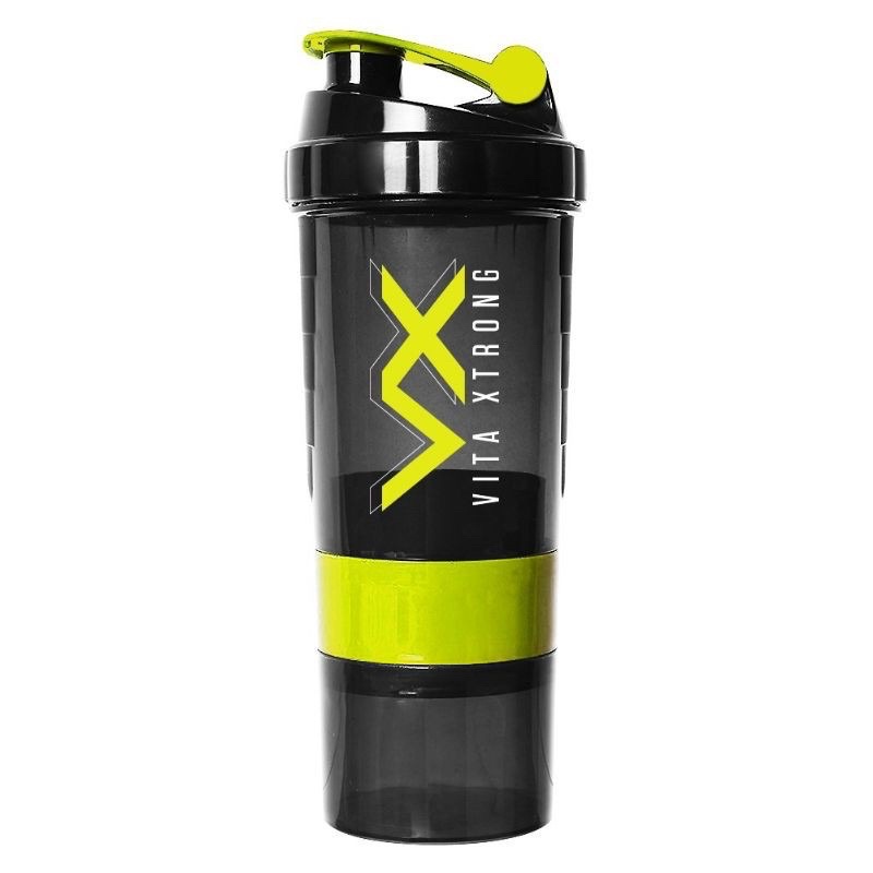 แก้วเชค 600 ml Whey Shaker Bottle Blender Bottle VX vitaxtrong Protein Shaker