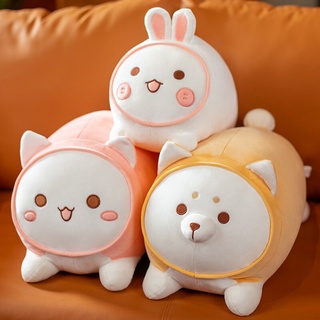 น่ารัก Fat House Cat Ragdoll ตุ๊กตาลูกสุนัขน่ารัก Shiba Inu หมอนนอนเด็ก Bunny Doll