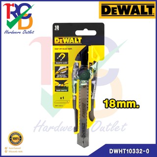 DEWALT  มีดคัตเตอร์อเนกประสงค์ Snap-off ขนาด 18 mm. รุ่น DWHT10332-0