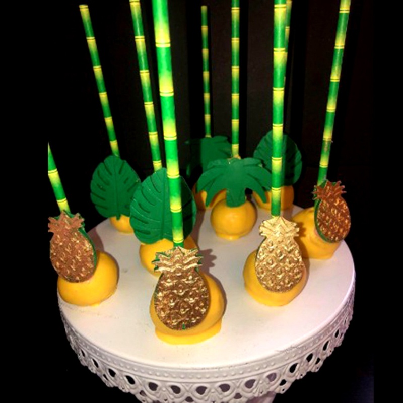 Yyq หลอดกระดาษ ลายไม้ไผ่ธรรมชาติ แบบใช้แล้วทิ้ง สําหรับปาร์ตี้ 25 ชิ้น - รูปที่ 7