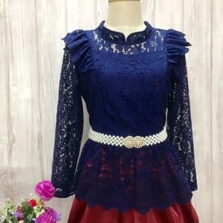 ส่งฟรี เสื้อลูกไม้ อก 36-37