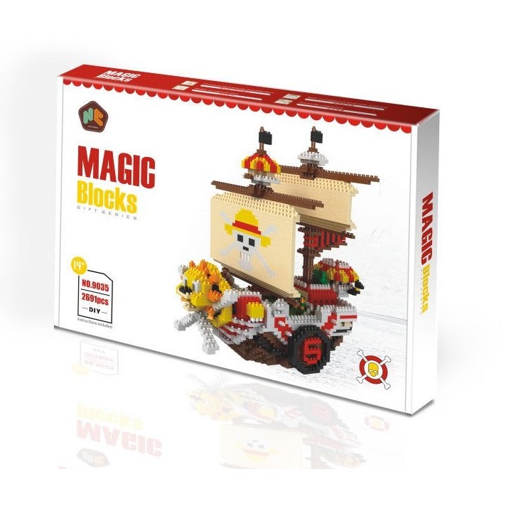 ตัวต่อ เรื่อโจรสลัด จำนวนตัวต่อ 2,691 ชิ้น_HC MAGIC 9035