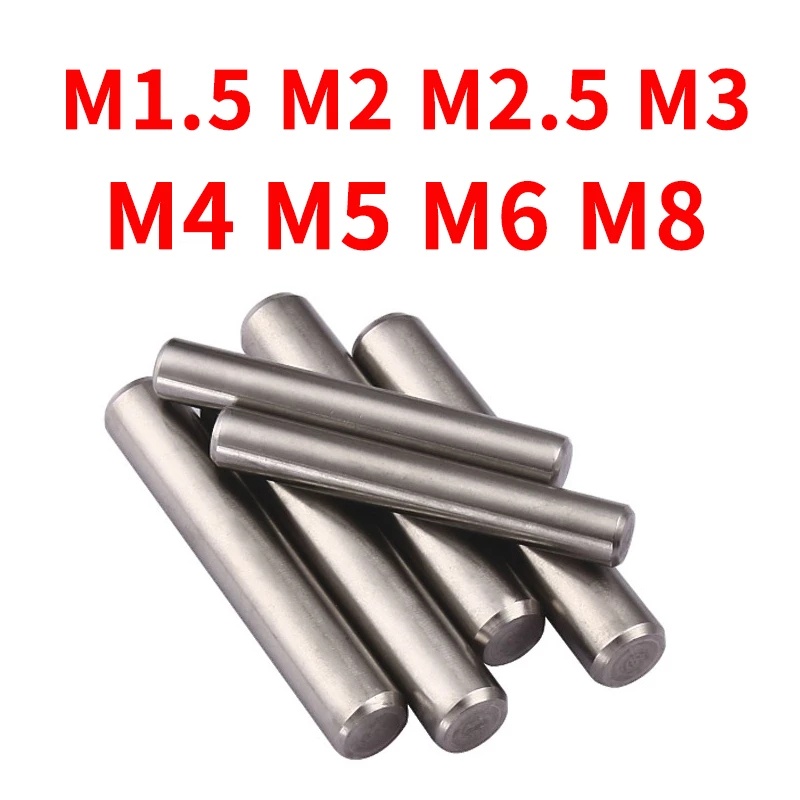 WDYM1.5/M2/M3/M4 Sus304 ทรงกระบอก lopating pin เพลาพินคงที่ solid pin