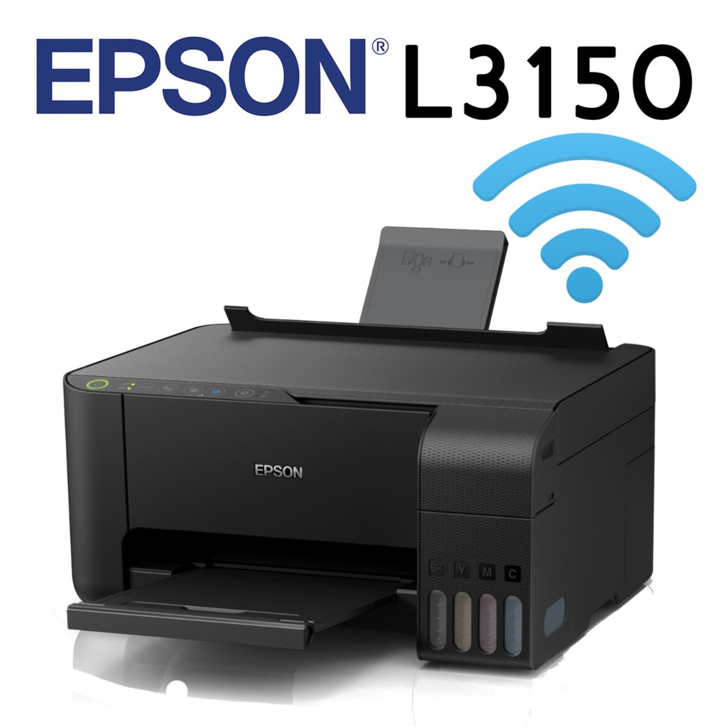 EPSON L3150  (Wi-Fi Direct/Print/Scan/Copy) แท็งค์แท้ รับประกันศูนย์ EPSON พร้อมหมึกแท้ EPSON 4 ขวด