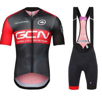 (POWERBAND) GCN 2021 เสื้อปั่นจักรยานผู้ชายผู้หญิงพร้อมแผ่นเจล powerband BIB short 20D