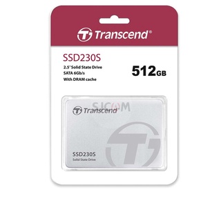 Transcend SSD 512GB SATA III รับประกัน 5 ปี หรือ**รับประกันไม่เกิน 280 TBW **มีใบกำกับภาษี- TS512GSSD230S