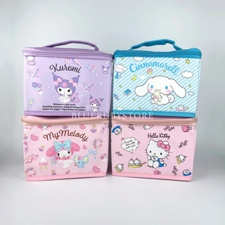 พร้อมส่ง💕 กระเป๋าเครื่องสำอางค์ ทรงเหลี่ยม ลายการ์ตูน หนังPU น่ารักมากๆ กระเป๋าอเนกประสงค์ | Bluerubystore