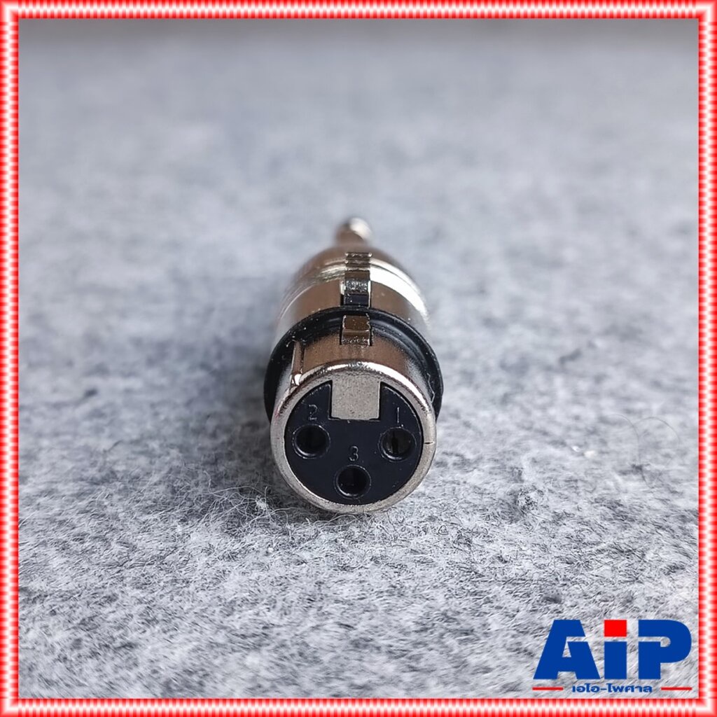 1อัน LIDGE YM-085 P.MIC MONO ท้าย J.CANNON YM085 YM 085 ปลั๊กไมค์โมโน ออก XLR ตัวเมีย แจ็คทด โฟนโมโน ออก cannon ตัวเมีย