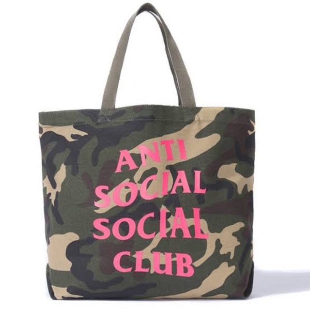 Anti Social Social Club Camo Tote