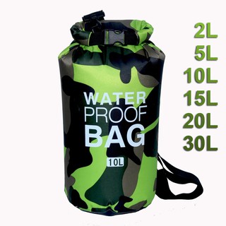 กระเป๋ากันน้ำ ถุงกันน้ำ Waterproof Bag Ocean pack 2L 5L 10L 15L 20L 30L