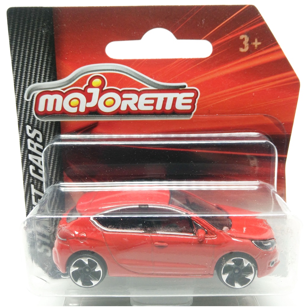 Majorette Citroen DS4 Face lift - Red Color /Wheels 5LTS2T /scale 1/64 (3 inches) Short Package