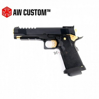 บีบีกัน AW HX2701 HI-CAPA 5.1 CUSTOM GOLD GBB สีดำ ทอง ,ของเล่นบีบีกัน