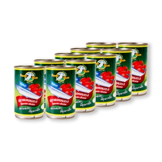 นกพิราบ ปลาแมคเคอเรลในซอสมะเขือเทศ 155 กรัม x 10 กระป๋อง Pigeon Mackerel in Tomato 155 g x 10 Cans