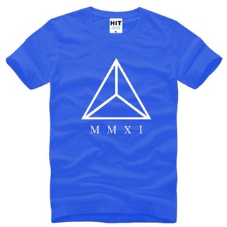 Triangle MMXI SWAG เสื้อยืดลําลอง ผ้าฝ้าย แขนสั้น คอกลม พิมพ์ลาย Rock Music แฟชั่นฤดูร้อน สําหรับผู้ชายS-5XL