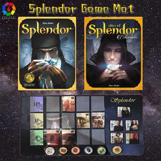 Splendor Mat Playmat Play แผ่นบอร์ดสําหรับเล่นเกม 24x14 นิ้ว