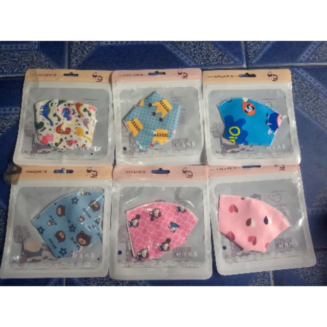 หน้ากากผ้า fashion mask แบบสำหรับเด็ก ลายน่ารัก ทรงกระชับหน้า