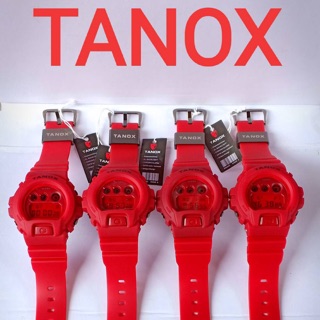 นาฬิกา TANOX รุ่น 6900 redout ของแท้ นาฬิกาดิจิตอล ทรงสปอต กันน้ำ จับเวลา ตั้งปลุก มีไฟ พร้อมกล่องและขาตั้ง ราคาเต็ม 990