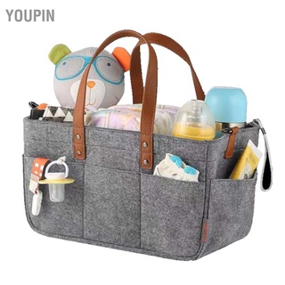 Youpin Felt กระเป๋าถือ หลายช่อง สําหรับใส่ผ้าอ้อมเด็กทารก เหมาะกับการเดินทาง