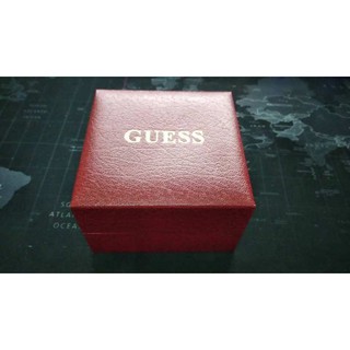 กล่องใส่นาฬิกา gucci guess ไม้ หุ้มหนัง