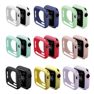 Candy TPU case สำหรับ apple watch series 6 SE 5/4/3 ป้องกันหน้าจอกันชนสำหรับ iWatch 38/42 มม. 40/44 มม. fit ultra บางกรอบ