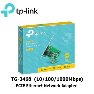 LAN CARD (การ์ดแลน) TP-LINK (TG-3468) PCI EXPRESS GIGABIT PORT 10/100/1000 Mbps Warranty LT