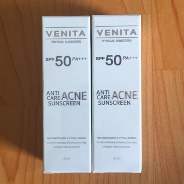 ครีมกันแดด Venita Anti-Acne Care Sunscreen SPF50/PA+++