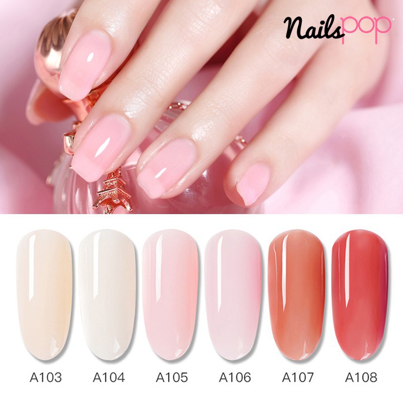 Natural Nude Skin Gel สีเจล Juelisher โทนนู้ด สีสุขภาพดี 7.3 ml. - Nail gel polish nude colors