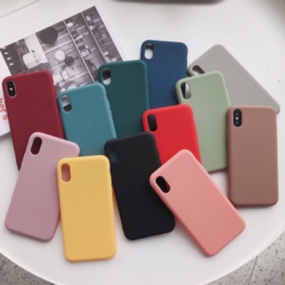 🍑จัดส่งจากไทย🍑 เคส I Phone สีพื้น A