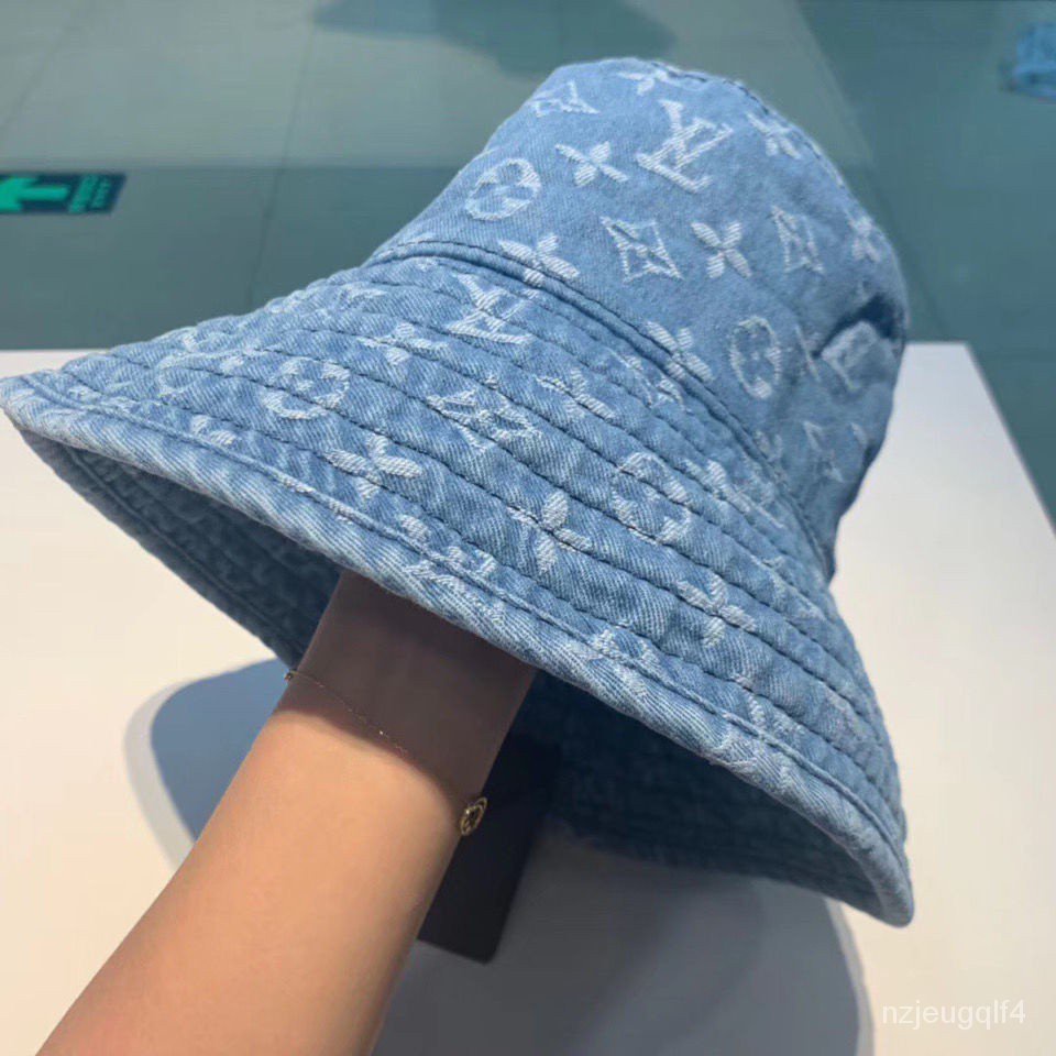Louis Vuitton Summer Sun Bucket Hat Red Cotton LV