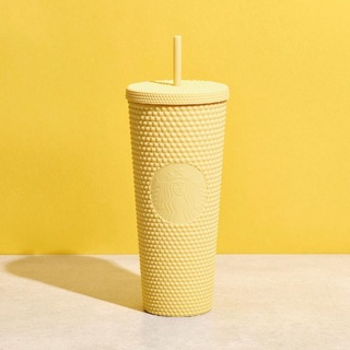 Starbucks Bling Butter Yellow Cold Cup 24 oz.