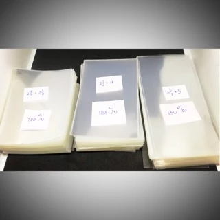 ถุงแก้ว แพ็ค 100 กรัม 50ไมครอน ขนาดเป็นนิ้ว