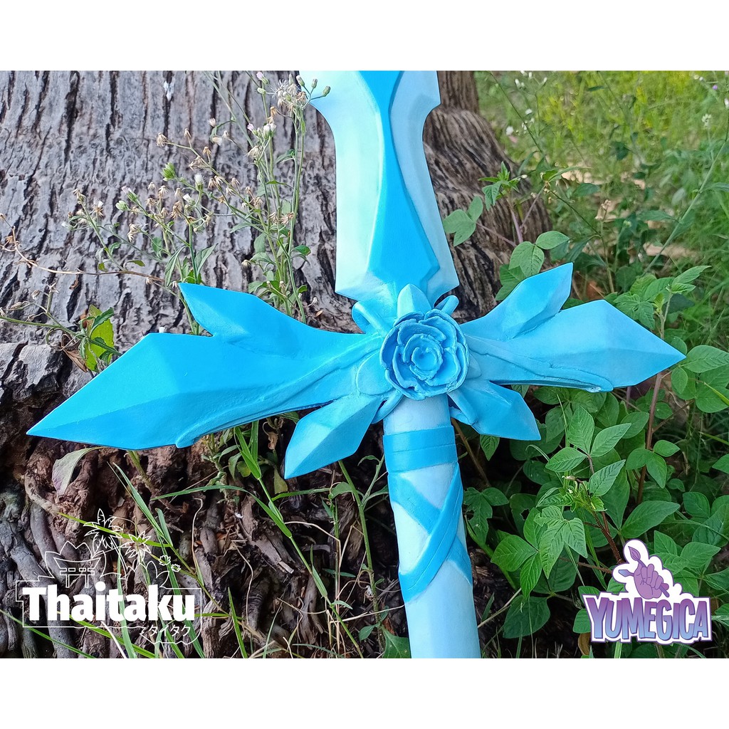 Sword Art Online ซอร์ดอาร์ตออนไลน์ Alicization - Eugeo's Blue Rose Sword ดาบ - ทำด้วยมือ 3D Printed 