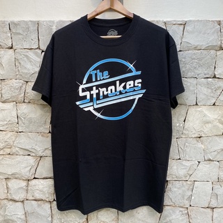 เสื้อยืดผ้าฝ้ายพิมพ์ลายขายดีสื้อวง THE STROKES ลิขสิทธิ์แท้ รับประกัน 100%