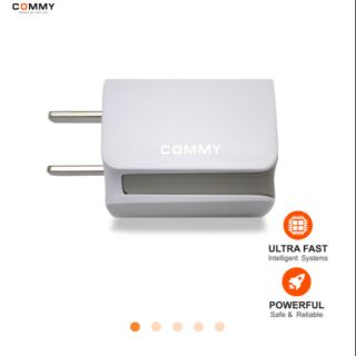 Adaptor หัวชาร์จ 1A Commy