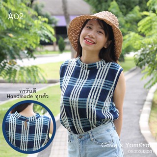 เสื้อมัดย้อม เสื้อพื้นเมือง handmade100% เสื้อหม้อฮ่อม เสื้อผูหญิง