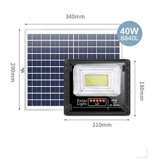 ไฟสปอตไลท์โซล่าเซลล์ รุ่นใหม่ JD88-L SERIES แสงขาว กันน้ำ IP67 มี 6 ขนาด 25W 40W 60W 100W 200W 300W
