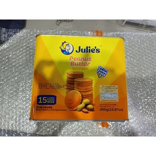 Julie Peanut Butter Sandwich Biscuits 450g. ราคาพิเศษ