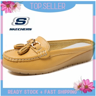 [พร้อมส่ง] *Skechers__go Walk Arch Fit รองเท้าแตะโลฟเฟอร์ ส้นแบน แบบสวม สําหรับผู้หญิง ผู้ชาย