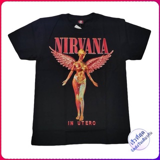 เสื้อวง Nirvana T shirt เสื้อวงร็อค Nirvana