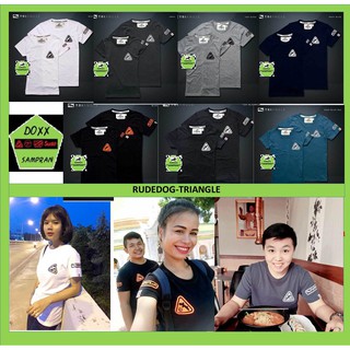 rudedog เสื้อคอกลมหญิง รุ่นTriangle รวม 7 สี