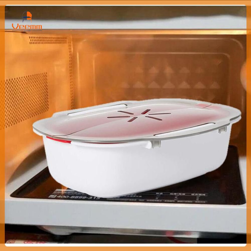 【Fast Delivery】 Microwave Steamer Basket Safe Nontoxic Fish Food