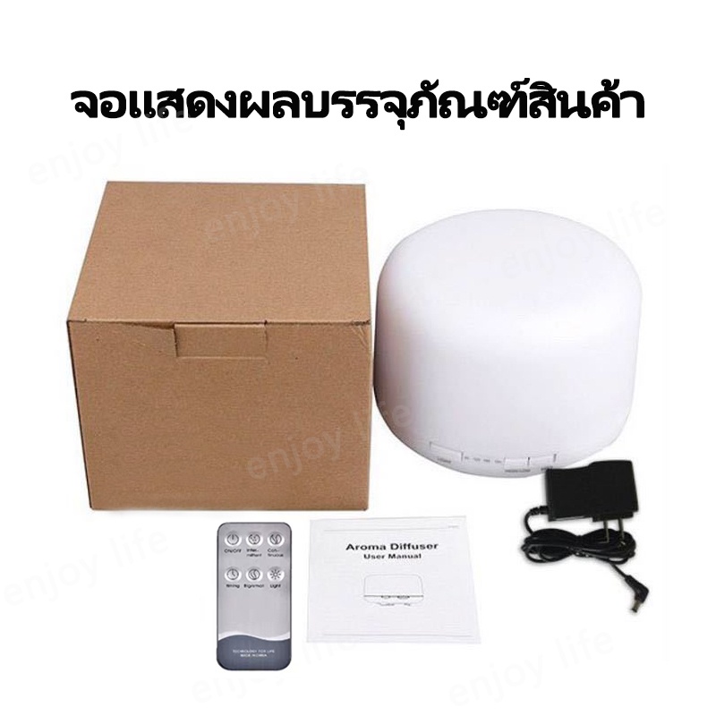 เครื่องทำความชื้น MUJI แท้  💦เครื่องพ่นอโรม่า   ฟอกอากาศ พิ่มความชื้นในอากาศ ไฟLED USB ความจุ 500ml - รูปที่ 6