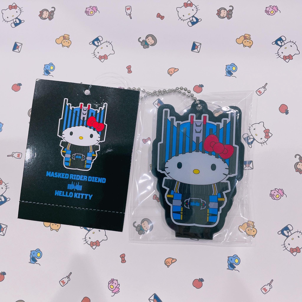 NEW ของแท้ พวงกุญแจ คิตตี้ Hello Kitty x Masked Rider Diend จากญี่ปุ่น